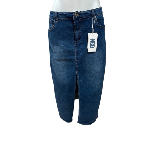 No comment maxi denim skirt - Picture 3 of 9